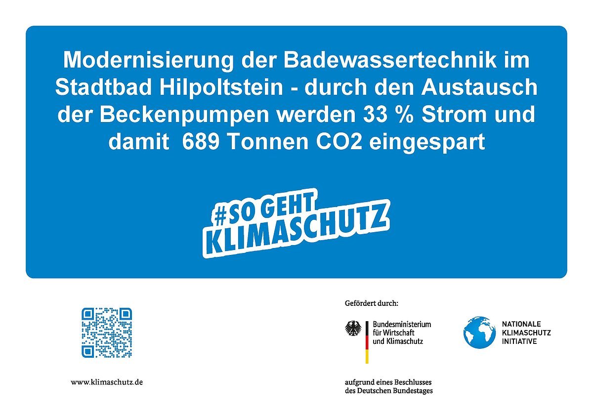 Förderung der Badewassertechnik im Stadtbad Hilpoltstein Förderung der Badewassertechnik im Stadtbad Hilpoltstein